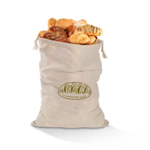 Sac à pain en lin vert clair — Fraîcheur Lin