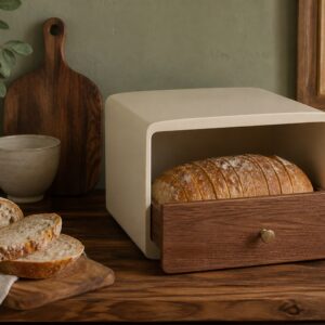 Boîte à pain avec tiroir – Atelier des Tranches